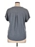 Cable & Gauge Gray Short Sleeve Top Size XL - photo 2