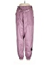 Nike 100% Polyester Purple Casual Pants Size L - photo 1