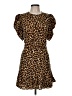 Veronica Beard Animal Print Brown Cocktail Dress Size 6 - photo 1