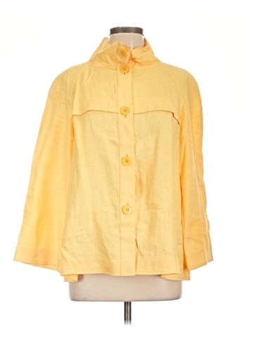 Lafayette 148 New York 3/4 Sleeve Button-Down Shirt (view 1)