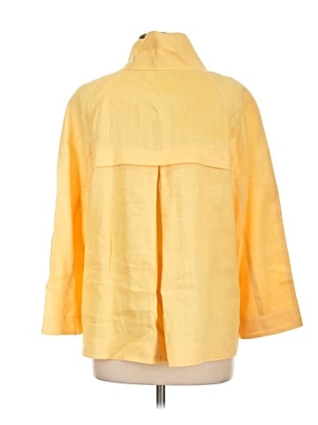 Lafayette 148 New York 3/4 Sleeve Button-Down Shirt (view 2)