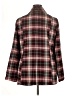 Studio by Torrid Plaid Burgundy Pink Blazer Size (2) - photo 2