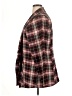 Studio by Torrid Plaid Burgundy Pink Blazer Size (2) - photo 5