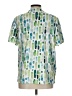 Unbranded Print Green Short Sleeve Blouse Size L - photo 2