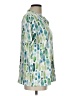 Unbranded Print Green Short Sleeve Blouse Size L - photo 4