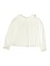 Zara Ivory White Long Sleeve Blouse Size 13 - 14 - photo 2