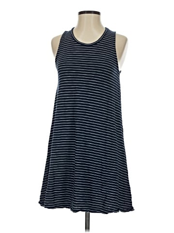 Madewell Highpoint Tank Dress in Chevron Stripe (view 1)