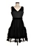 Taylor Black Cocktail Dress Size 8 - photo 1