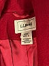 L.L.Bean 100% Acetate Burgundy Coat Size 4 Petite - photo 6