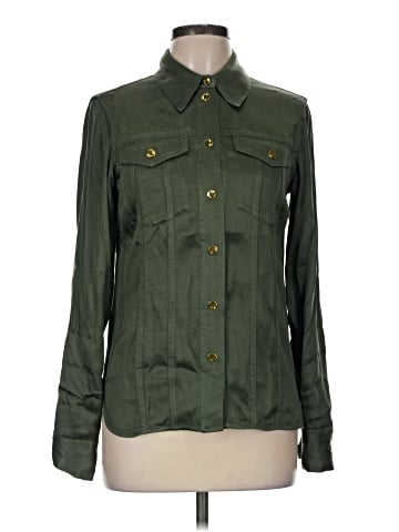 Ganni Long Sleeve Blouse (view 1)