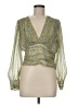 Zara Green Long Sleeve Blouse Size M - photo 1