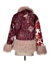 Shein 100% Polyester Red Faux Fur Jacket Size 2 - photo 2