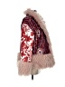 Shein 100% Polyester Red Faux Fur Jacket Size 2 - photo 4
