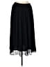 H&M 100% Polyester Solid Black Formal Skirt Size L - photo 1