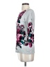 White House Black Market Floral Gray Pullover Sweater Size XS - photo 5