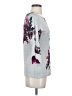 White House Black Market Floral Gray Pullover Sweater Size XS - photo 4