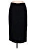 Theory Solid Black Wool Skirt Size 4 - photo 1