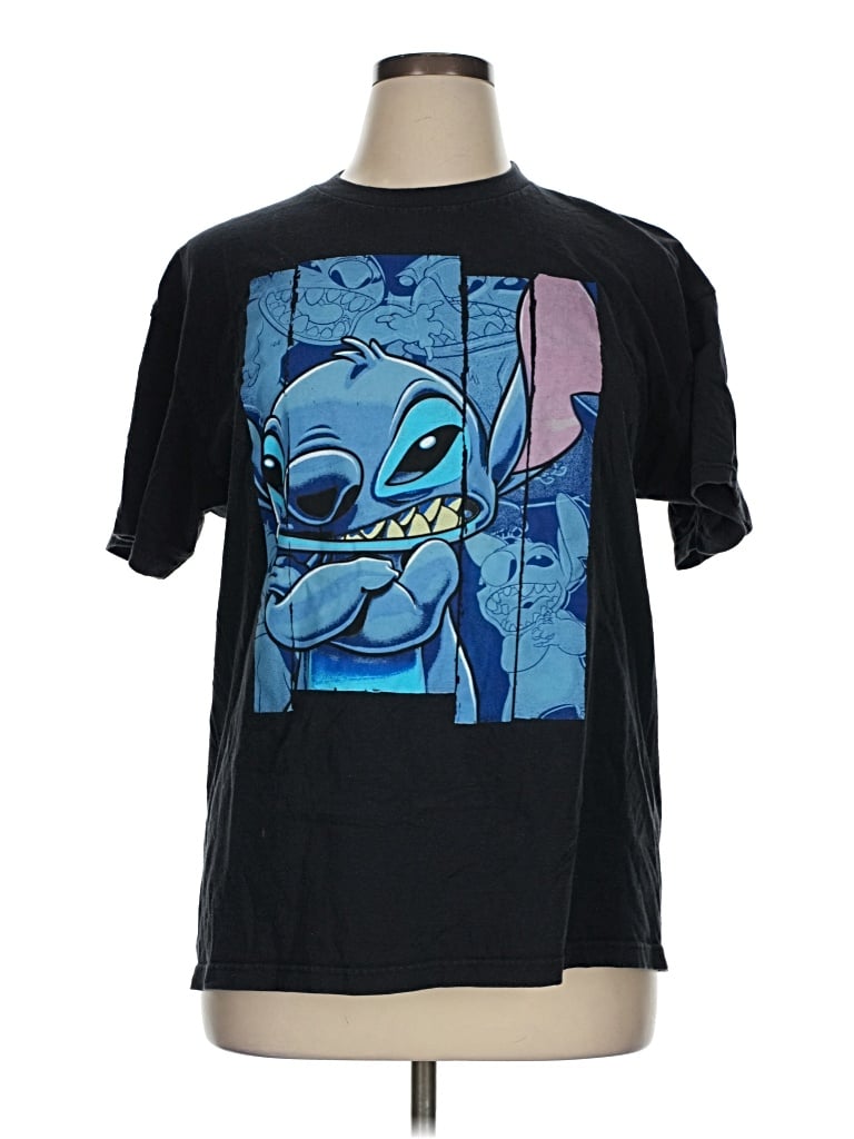 Pre-owned Disney Short Sleeve T-shirt In Black