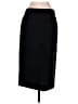 Theory Solid Black Wool Skirt Size 4 - photo 2