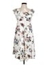 Derek Heart Floral Ivory Casual Dress Size L - photo 1