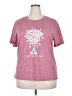 Unbranded Pink Short Sleeve Top Size 2X - photo 1