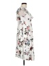 Derek Heart Floral Ivory Casual Dress Size L - photo 4