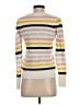 Ann Taylor LOFT Stripes Ivory Turtleneck Sweater Size XS - photo 2