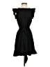 Ann Taylor LOFT Solid Black Casual Dress Size 4 - photo 1
