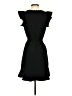 Ann Taylor LOFT Solid Black Casual Dress Size 4 - photo 2