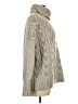 Tahari Chevron-herringbone Gray Turtleneck Sweater Size L - photo 4