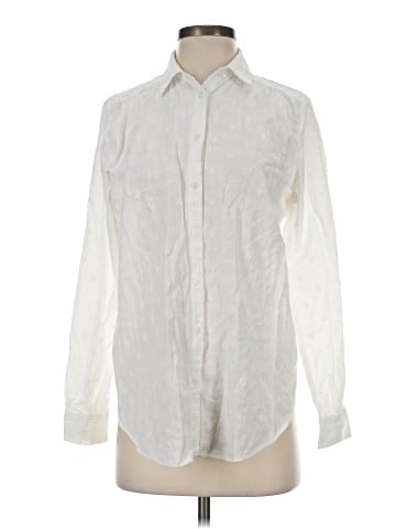 Ann Taylor LOFT Long Sleeve Button-Down Shirt (view 1)