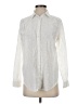 Ann Taylor LOFT Ivory Long Sleeve Button-Down Shirt Size S - photo 1
