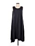 Foil Solid Black Casual Dress Size 8 - photo 1
