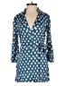 Diane von Furstenberg 100% Silk Polka Dots Blue Romper Size 0 - photo 1
