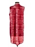 Calvin Klein 100% Polyester Red Sleeveless Blouse Size S - photo 2