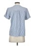 Papermoon Checkered-gingham Blue Short Sleeve Blouse Size S - photo 2