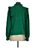 CeCe Green Long Sleeve Blouse Size S - photo 2