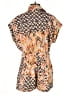 Chufy 100% Baumwolle Print Orange Romper Size S - photo 2