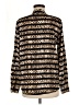 Calvin Klein 100% Polyester Animal Print Gold Long Sleeve Blouse Size M - photo 2