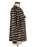 Calvin Klein 100% Polyester Animal Print Gold Long Sleeve Blouse Size M - photo 4