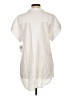 Neiman Marcus 100% Tencel Ivory Short Sleeve Blouse Size L - photo 2