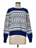 Ann Taylor LOFT Argyle Blue Pullover Sweater Size M - photo 1