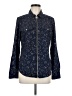MICHAEL Michael Kors Paisley Blue Long Sleeve Blouse Size M - photo 1