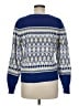 Ann Taylor LOFT Argyle Blue Pullover Sweater Size M - photo 2