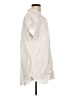 Neiman Marcus 100% Tencel Ivory Short Sleeve Blouse Size L - photo 4