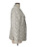 Nine West 100% Cotton Print Ivory Blazer Size 12 - photo 4