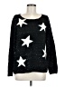 Rewind Stars Black Pullover Sweater Size M - photo 1