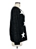 Rewind Stars Black Pullover Sweater Size M - photo 4