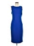 Spense Solid Blue Cocktail Dress Size 8 - photo 1