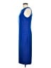 Spense Solid Blue Cocktail Dress Size 8 - photo 5